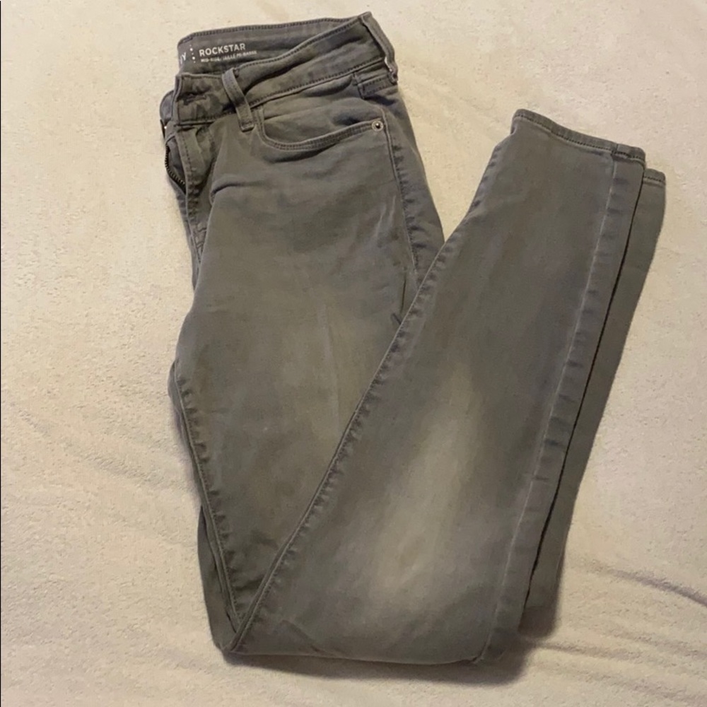 Grey rockstar jeans